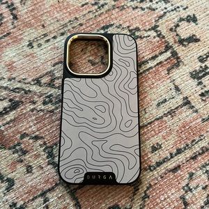Burga iPhone 14 pro case elite MagSafe gold wild terrain tan nude taupe